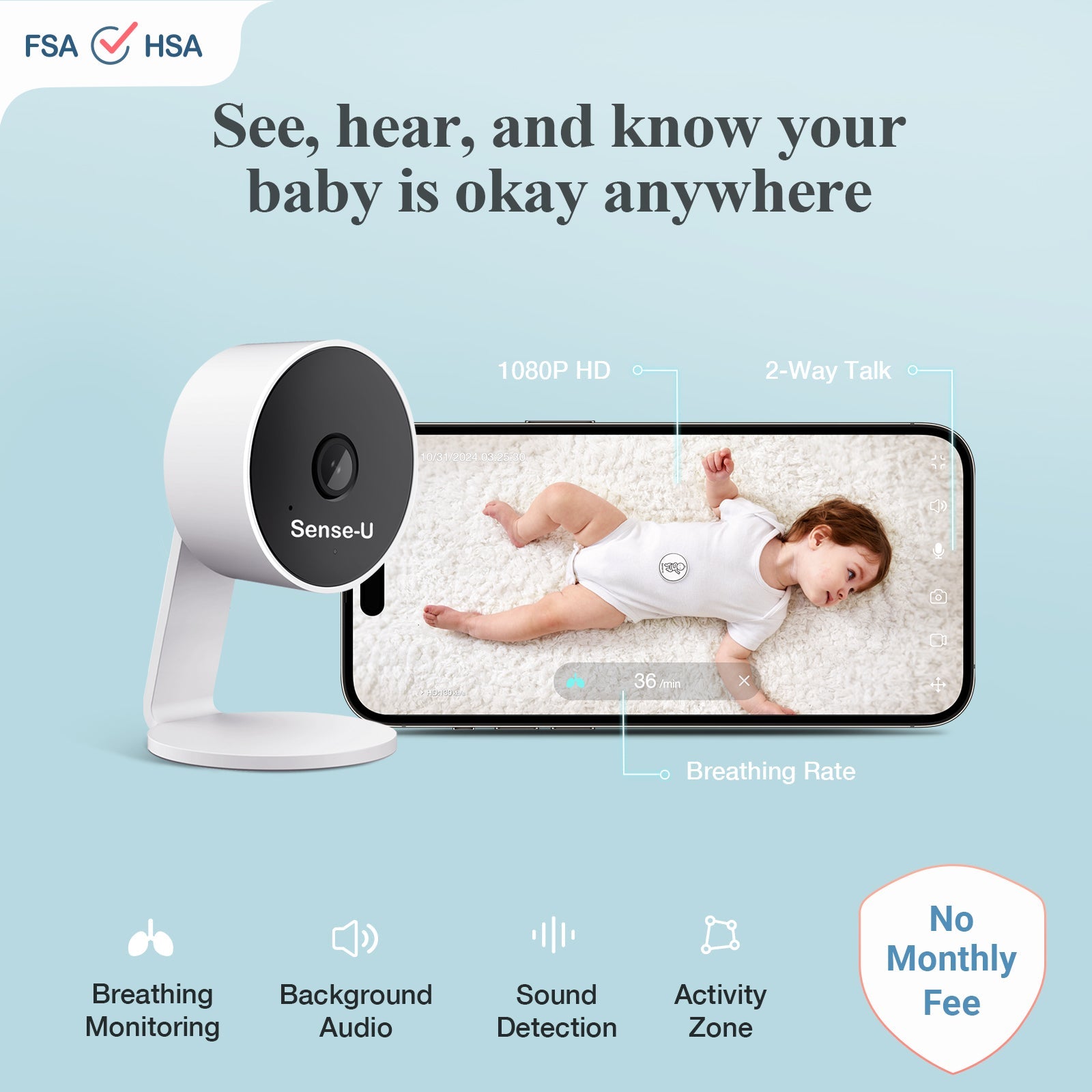 AI Indoor Camera – Smart Home Surveillance